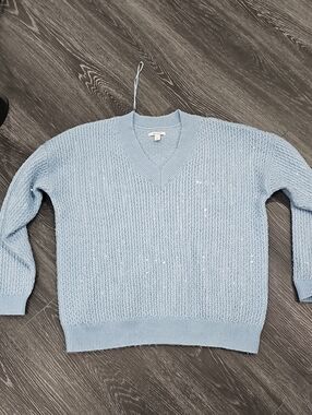 Nine West Baby Blue Sweater Size L